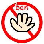 英単語イラスト ban