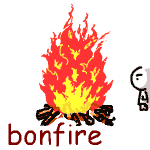 英単語イラスト bonfire