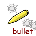 英単語イラスト bullet
