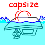 英単語イラスト capsize