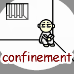 英単語イラスト confinement