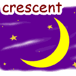 英単語イラスト crescent