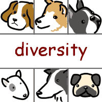 diversity の意味 英語イラスト