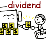 英単語イラスト dividend