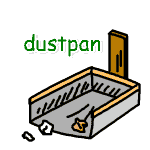 英単語イラスト dustpan