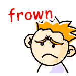 frown
