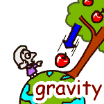 英単語イラスト gravity