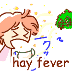 英単語イラスト hay fever