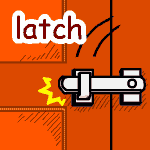 英単語イラスト latch