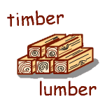 英単語イラスト lumber