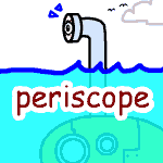 英単語イラスト periscope