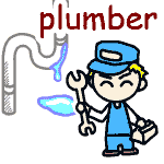英単語イラスト plumber