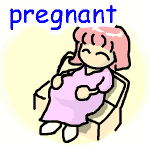 英単語イラスト pregnant