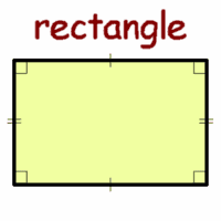 rectangle の意味 英語イラスト