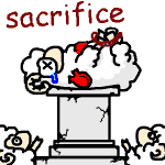 英単語イラスト sacrifice