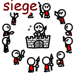英単語イラスト siege