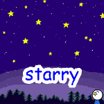 英単語イラスト starry