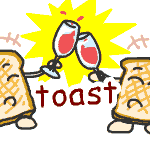 英単語イラスト toast